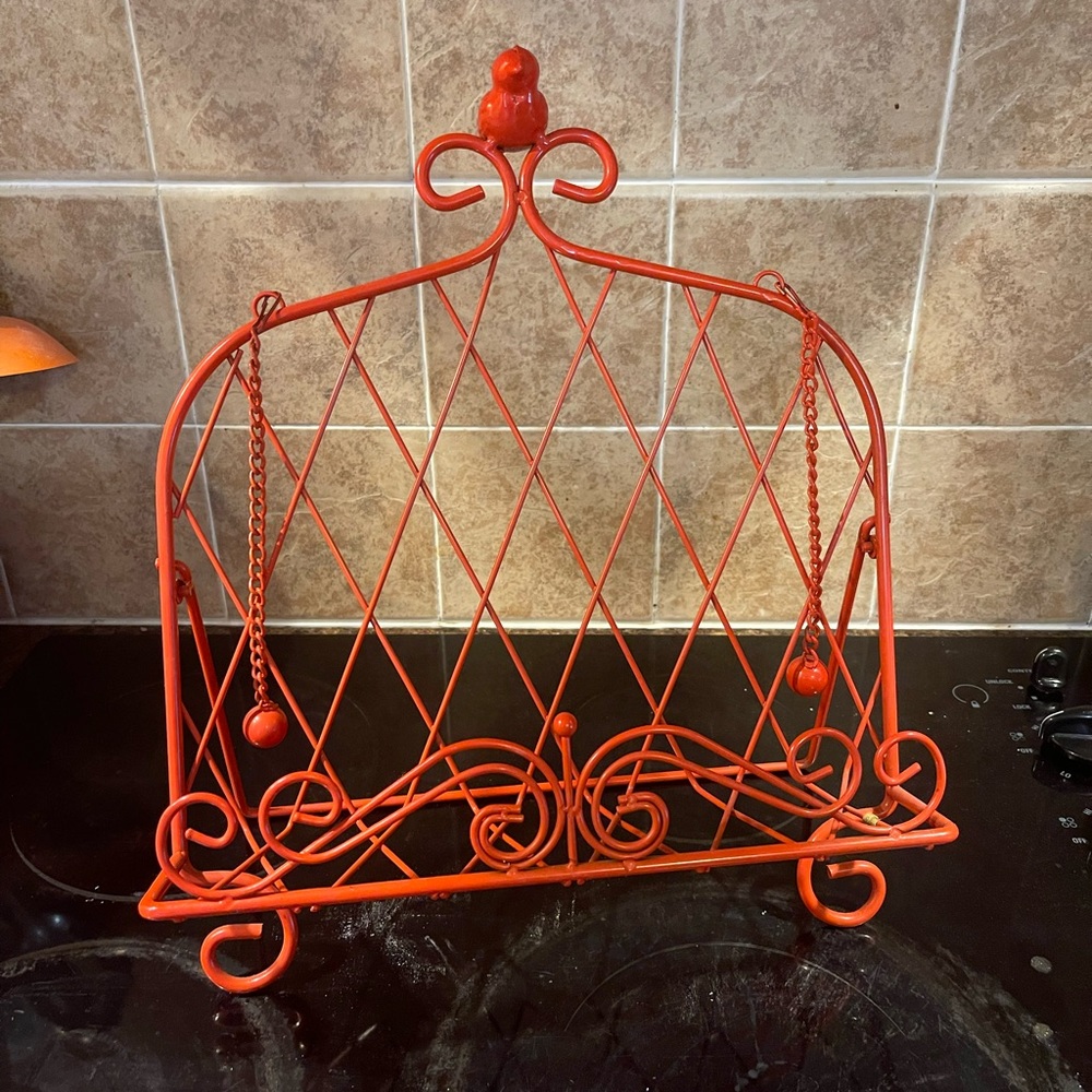 Cook book stand